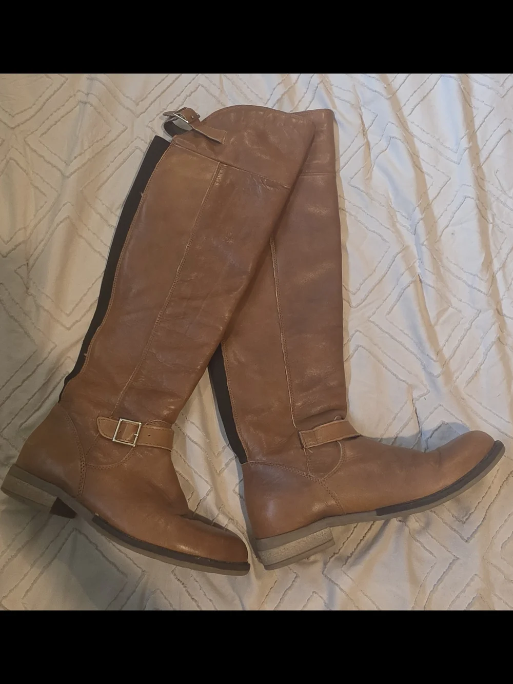 Aldo Cognac Over-the-Knee Riding Boots